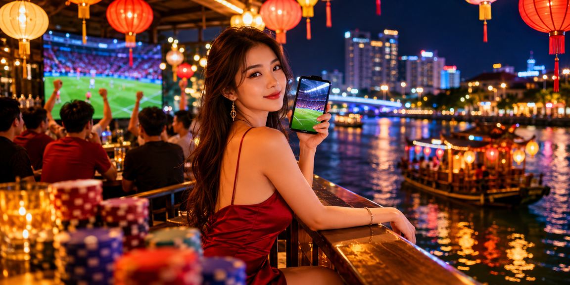 Không khí cổ vũ bóng đá tại Hà Nội với đèn lồng truyền thống